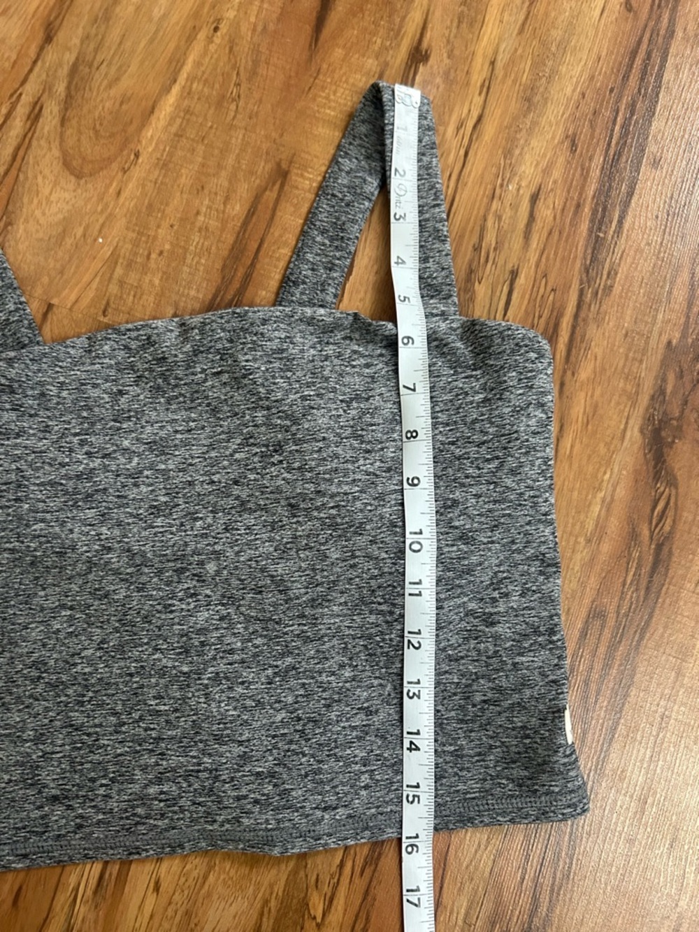Vuori Elevation Square Neck Tank Top Heather Grey Womens Size L - Picture 11 of 11